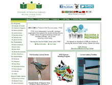 Tablet Screenshot of friendsofsmyrnalibrary.org